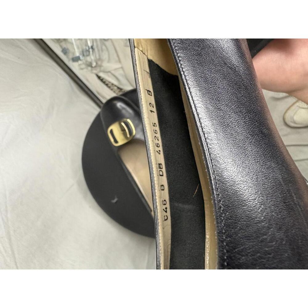 Vintage Salvatore Ferragamo Boutique Leather Shoes Size 12 - Picture 6 of 7